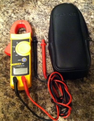 Fluke 321 clamp meter with leather case and manual - low auction start price! for sale