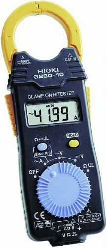 Hioki 3280-10 Clamp-On HiTester  42 Megaohms Resistance  600V AC/DC Voltage  100