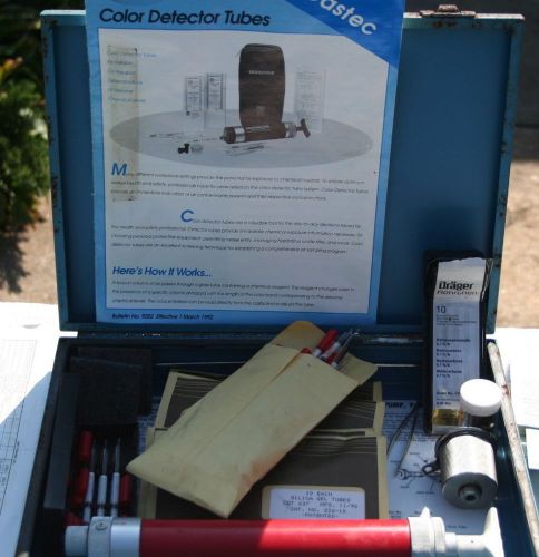 Mine safety  universal testing kit  sampling test kit and pump with supplies for sale