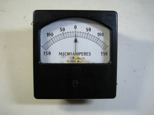 Weston Elec. Inst. Corp. microamperes gauge