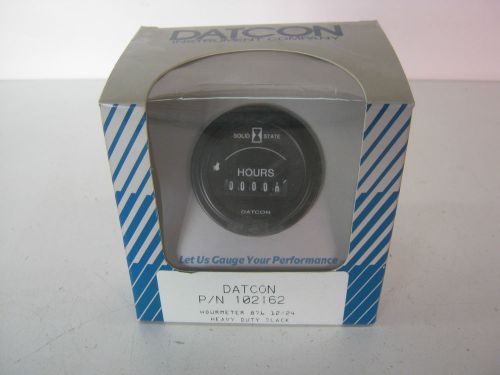 Vintage datcon hourmeter, model 876ib 12/24 volt dc for sale