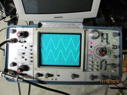 Tektronix 465M Analog Oscilloscope NICE!