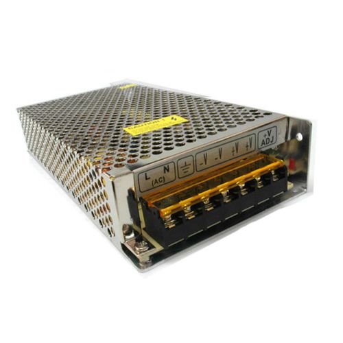 1 x Dual Output 12V 10A 120W Switching Power Supply Box for CCTV LED Strip Light