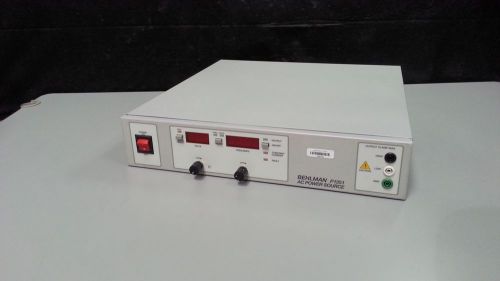 Behlman p1351 ac power source frequency converter w/ rs 232 interface, 1350va for sale