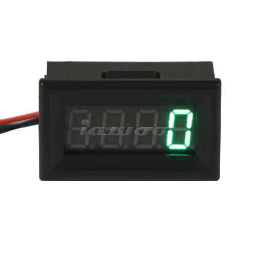 Dc 7 ~ 30v power dc  digital  speedometer  tachometer green led display for sale