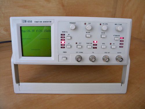 Em1656 10mhz function generator with waveform display, price cut!!! for sale