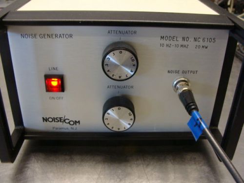 Nice noisecom noise/com nc6105 noise generator 10hz - 10mhz, 20 mw guaranteed! for sale