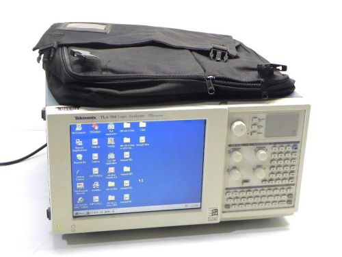 Tektronix TLA704 Logic Analyzer Color Portable Mainframe