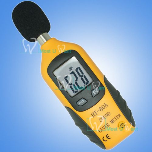 Digital Sound Level Meter Handheld Sound Scale Gauge Meter 35-130dB 3dB Accuracy
