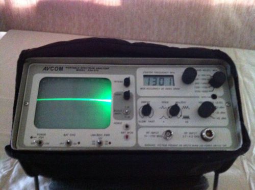 Avcom PSA-37D Portable Spectrum Analyzer with new batteries