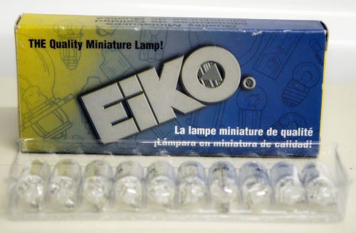 New 10 pcs lot eiko miniature lamp 400 28v .1a/t3-1/4 wedge base lamp bulb for sale