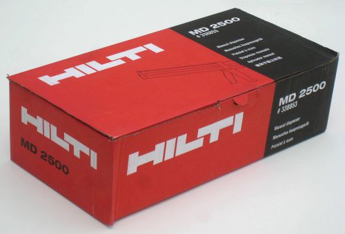 New in box hilti md-2500 #338853 anchor adhesive manual dispenser md2500 md 2500 for sale