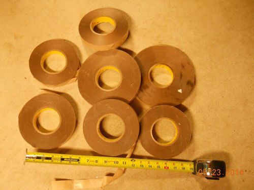 3M TAPE double sided 1 inch wide  2 side LOT OF 7  industrial  ADHESIVE mounting