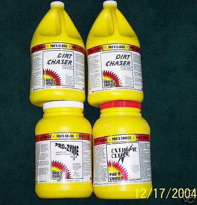 Carpet cleaning-pro&#039;s choice chemical package for sale