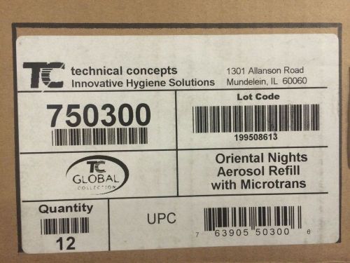 Rubbermaid Commercial FG750300 Standard Aerosol Refill, Oriental Nights, 12/CASE