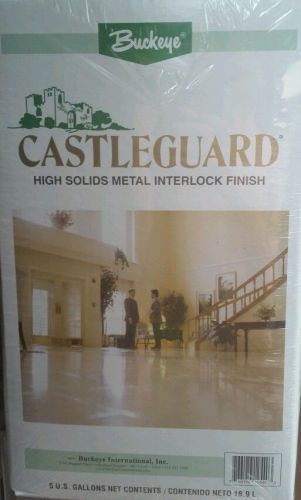 Buckeye castleguard high solids metal interlock finish floor finish wax for sale