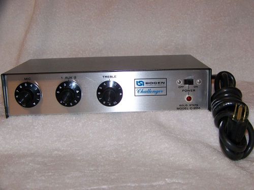 New Bogen Challenger C-20A Solid State PA  Amplifier