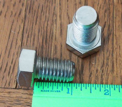 5/8&#034;-11 x 1&#034; stainless steel hex head bolt (22 pcs) new 1in. for sale