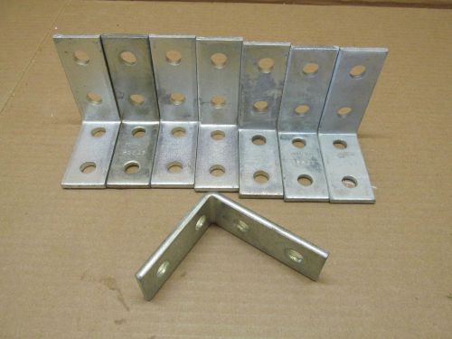 Lot of 8 NEW Powerstrut PS607 4 Hole Right Angle Connector 90 ° Degree Bracket