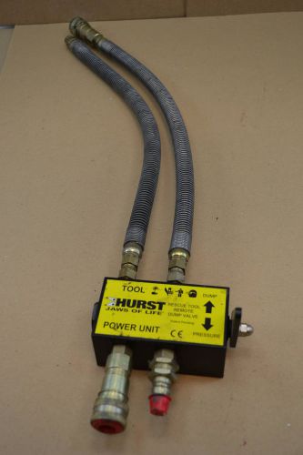 Hurst jaws of life dump valve power unit control remote for sale