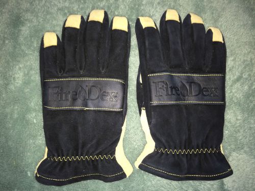 Fire dex fdx-g1 structural firefighting gloves xlarge new...fast free shipping ! for sale