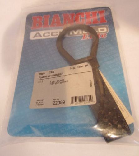 Bianchi accu mold elite flashlight holder black basket police law new for sale