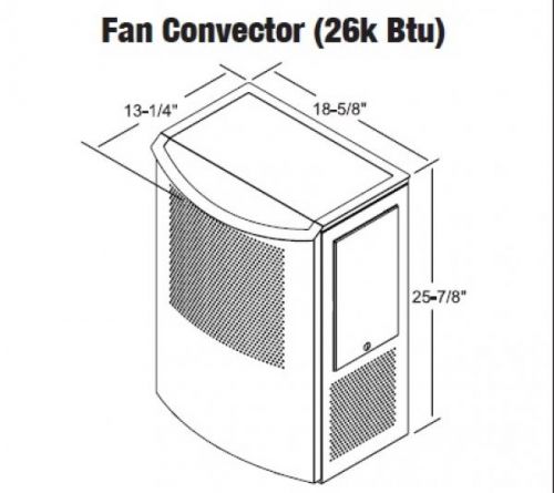 Fan Convector (26k Btu)