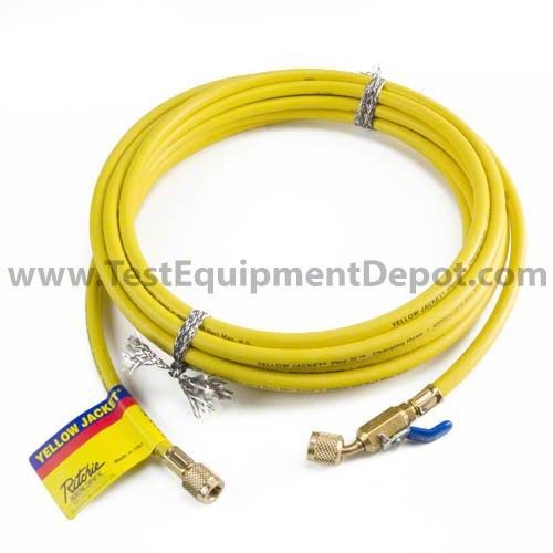 Yellow jacket 29125 25&#039;, yellow, compact ball valve, plus ii 1/4&#034; hose for sale