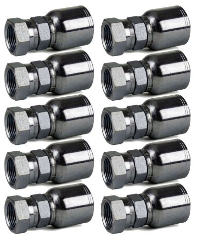 Qty 10 - 1/2&#034; x 1/2&#034; npsm female pipe swivel hydraulic fittings fpx-08-08 for sale