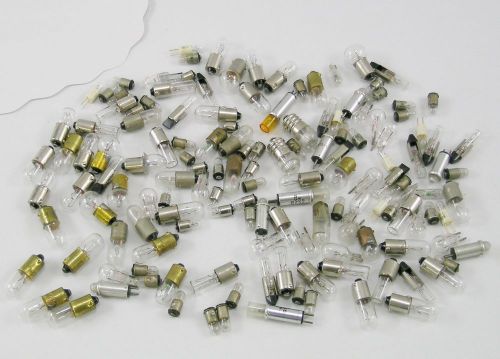 Assorted Lot OVER 125 NEW Miniature Lamps Bulbs steampunk jewlery miscellaneous