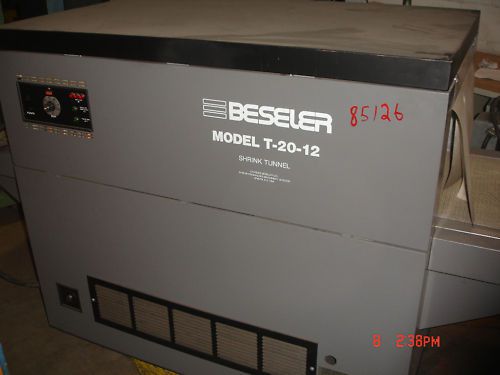 Beseler T-20-12 shrink tunnel and 3520-MTB- A sealer