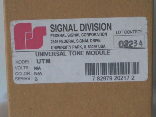 Signal Division Universal Tone Module (UTM) Series B   NEW IN BOX