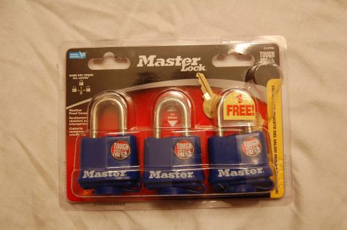 Master Lock 3 Pc. 1&#034; Weather Proof Cover Lock Set 312TRI