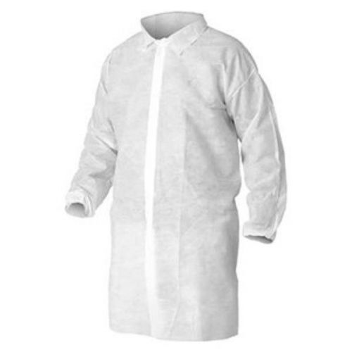 WHITE LAB COAT - NEW, Light Duty, Large