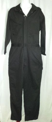 Craftsman Large black longsleeve coveralls 15099 cotton poly mix garage clothes