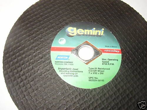 Grinding cut-off wheels/disc/disk 7&#034;norton/circular/saw for sale
