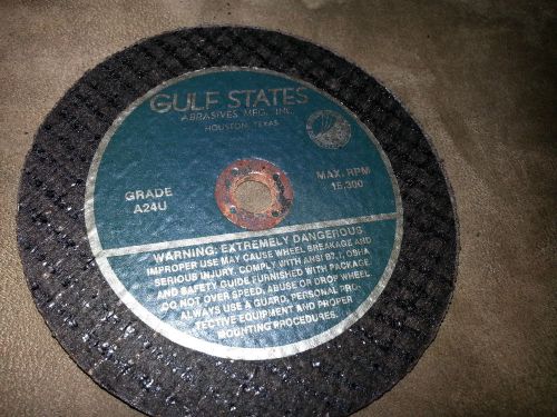 20 - Gulf States Grade A24U Corner Grinder Cut Off Wheel Discs 4&#034; X 1/8&#034; X 3/8&#034;