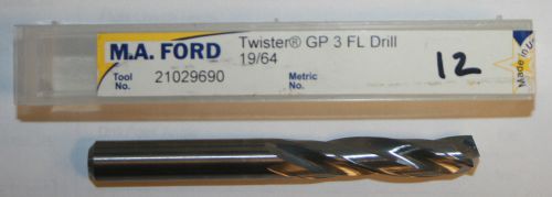 M.A. Ford #21029690 Screw Machine Length Drill Bit Carbide NEW