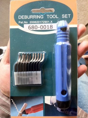 General deburring handle tool with 10 blades sanding all metal wood glitch for sale