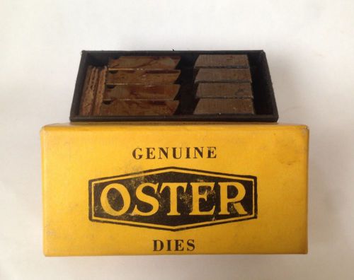OSTER USA HSS Threading Dies 1&#034; to 2&#034; PIPE BRITISH NEW DIE TAP