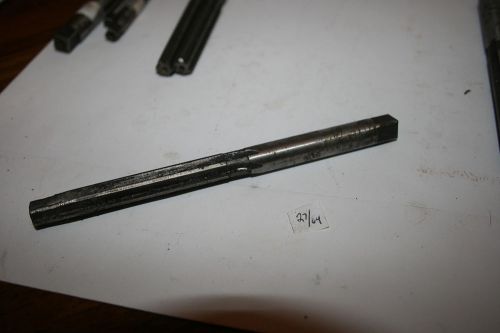 (1) Used 27/64  .421875 HSS Straight flute Hand Reamer USA