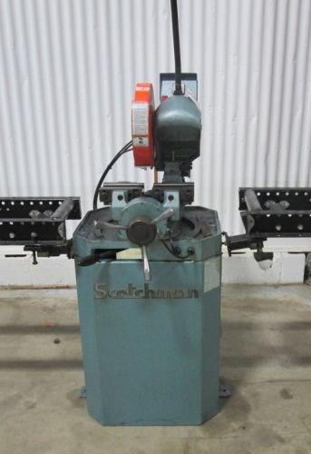 (1) scotchman high production manual cold saw w/ power clamp - used - am13690 for sale