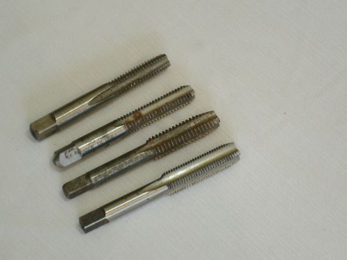 Set of 2 3/8&#034; taps and a set of 2- 7/16&#034; taps, one is fine