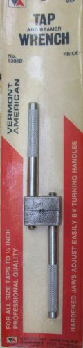Vermont-american 6308d tap and reamer wrench, carded, nos usa for sale