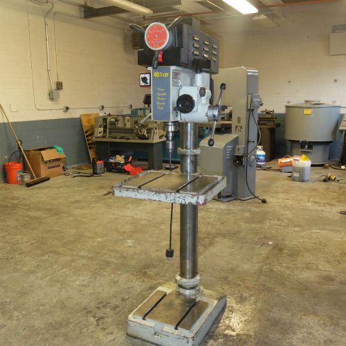 20” Vectrax Variable Speed Drill Press with Power Down Feed, New 2000
