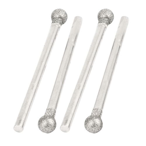 4mm dia head 2.35mm shank diamond mounted point grinding bits 4pcs for sale