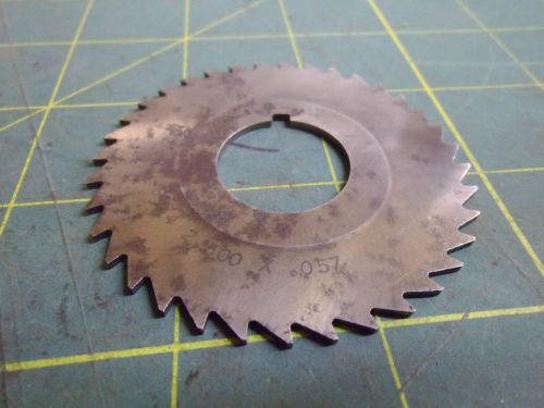 STRAIGHT TOOTH PLAIN MILLING CUTTER 2-31/64 OD X 0.057 THICK X 7/8&#034; ID #4002A