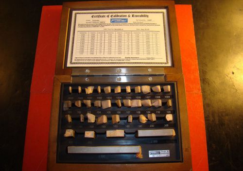 Fowler, 53-672-035, 36 pc economy rectangular gage block set, nist, case, /ku1/ for sale
