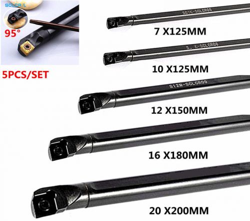 5pcs of7 10 12 16 20  mim.bore 8.5-25mm internal turning toolboring bar for ccmt for sale