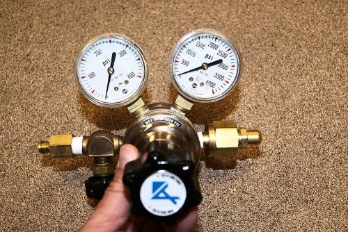 Gas Regulator Advanced Specialty #TSA250580 SS&amp;Brass 4000/400 psi Compressed Gas